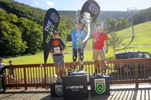 Podium finish at an East Coast enduro race, 2016
